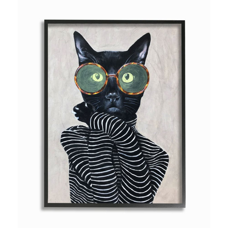 Art sur toile Laronda, H 30 po x l 24 po x P 1,5 po, Giclée encadrée noir minuit