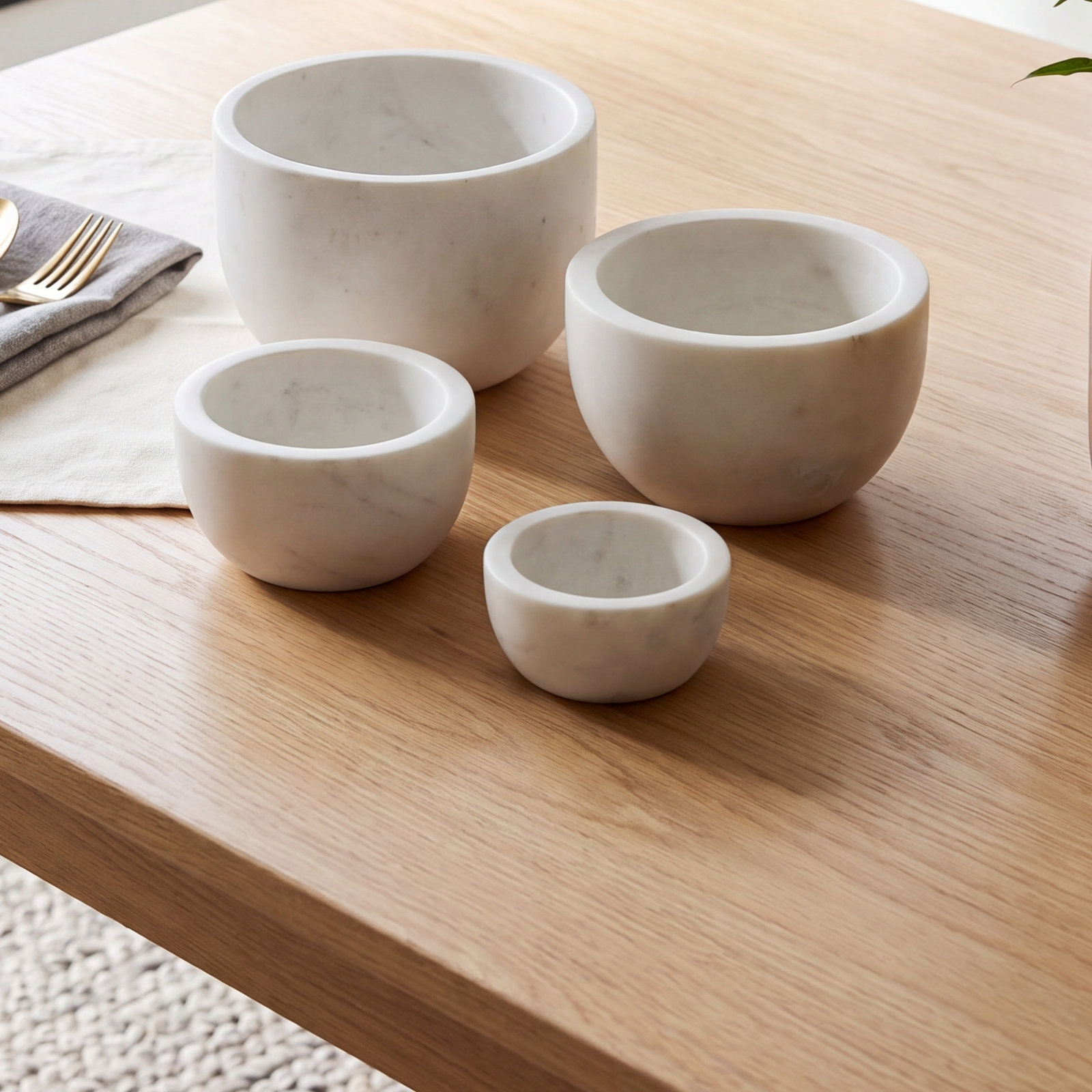 Brooksville Genuine Marble Dessert Bowl