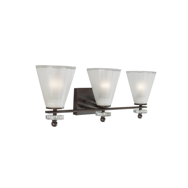 Róbert 3 - Light Dimmable Bath Bar, Antique Bronze