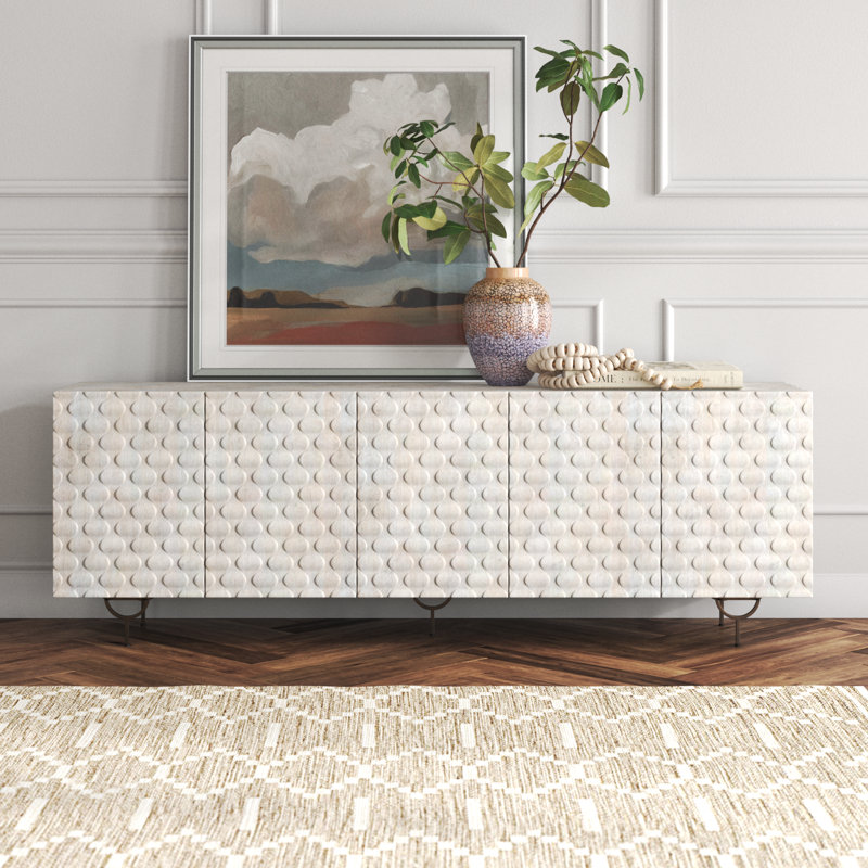 Rori TV Stand for TVs up to 48", White Wash