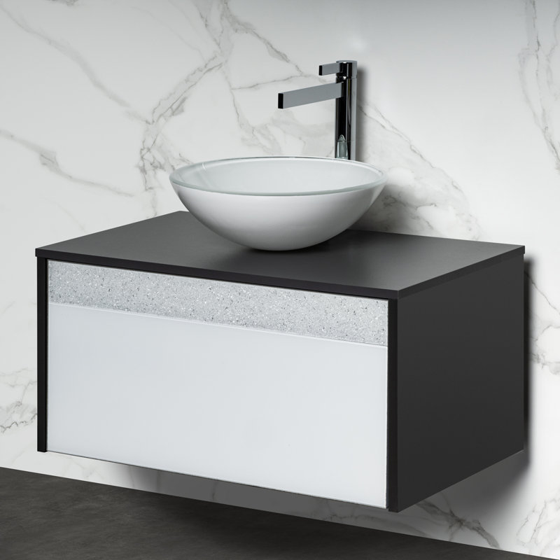 Single Vanity, Gray/White