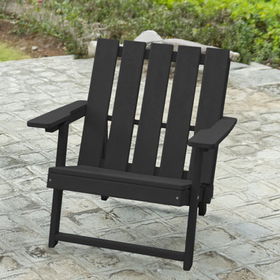 Amalfi Folding HDPE Outdoor Adirondack Chair