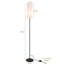 Lacasha Black Column Floor Lamp