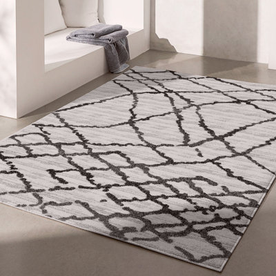 Tapis gris Petrey