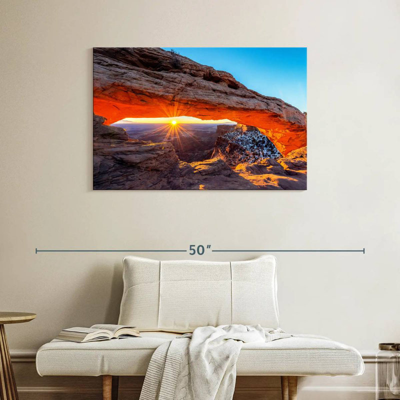 Alvord Mesa Arch Sunlight
