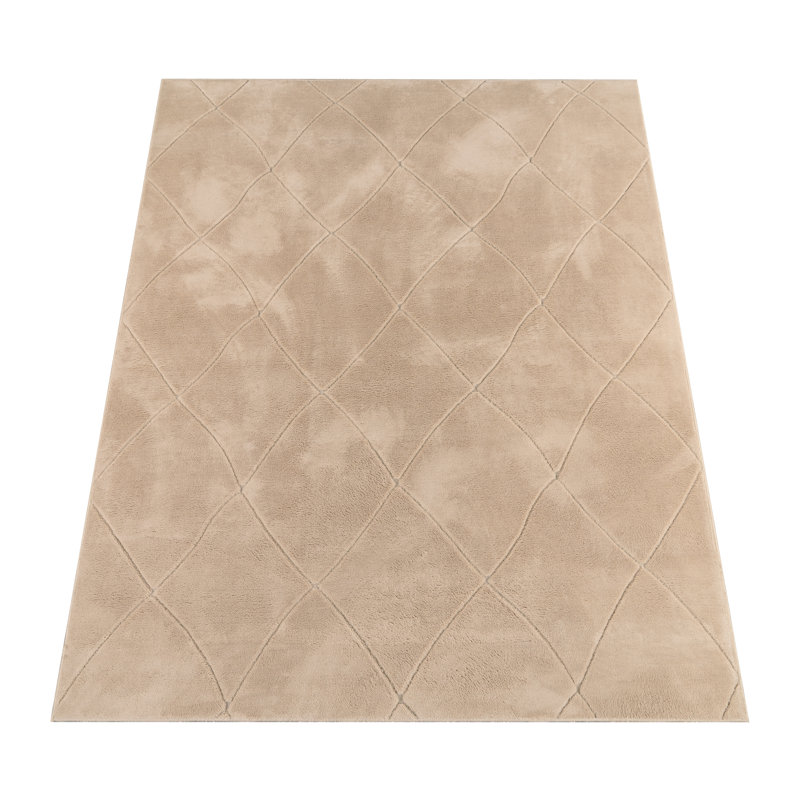 Ishpeming Solid Colour Area Rug, Rectangular 120 x 160cm