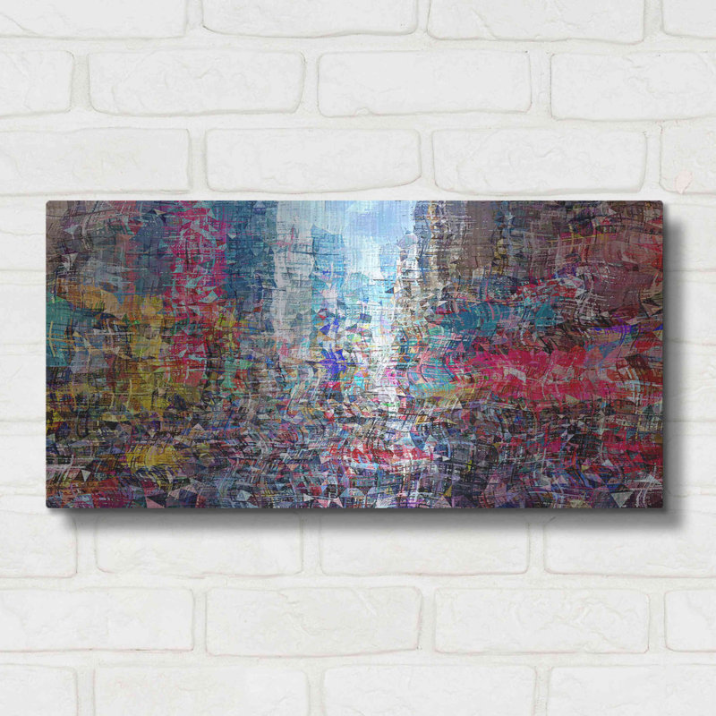 Brayden Studio «Times Square B» par David Manlove, art mural en métal, H 12 po x l 24 po
