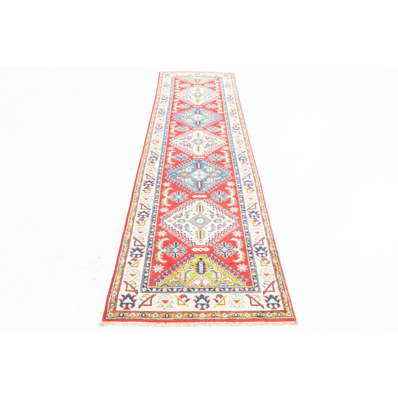 Runner Nero Red Rug