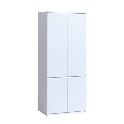 Olamae 1 Door Manufactured Wood Wardrobe