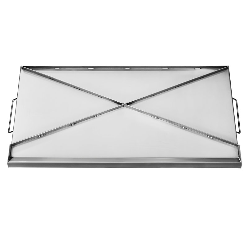 Plaque chauffante à plaque plate pour barbecue au gaz avec fabrication en acier inoxydable