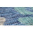 Hagy Modern Floral Textured Weave Navy/Aqua Indoor/Outdoor Rug-1972439717