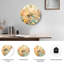 Libellule horloge murale en verre-1659655230