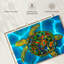 Tortue de mer Brampt opale arc-en-ciel-107849417