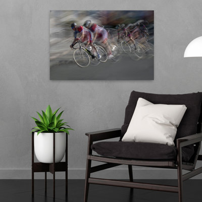 «Dynamic Cycling Motion», impression murale contemporaine
