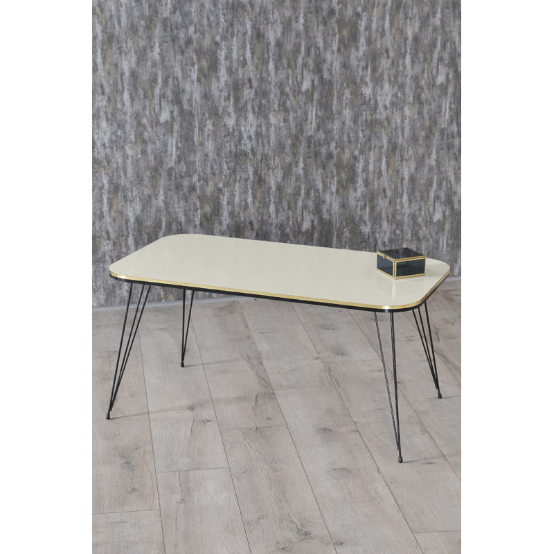 Angelia Living Room Table Set, Cream White