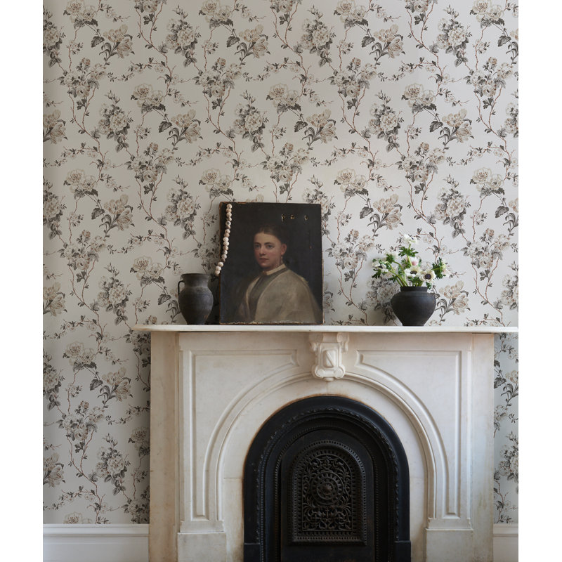Schumacher x Veere Grenney Betty Wallpaper, Quiet Pink