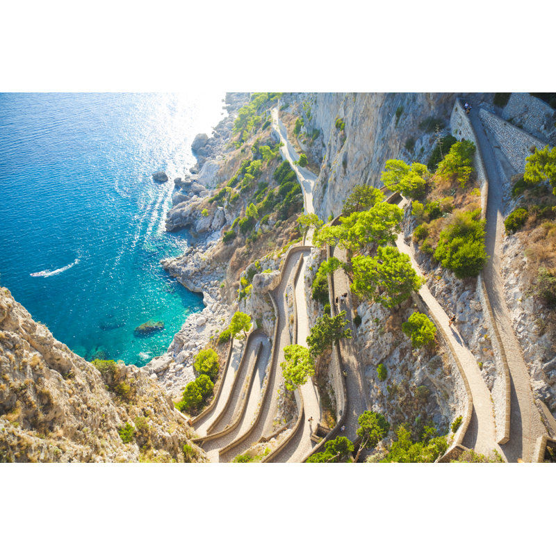Capri Coast - Wrapped Canvas Print, 30cm H x 46cm W x 3.8cm D