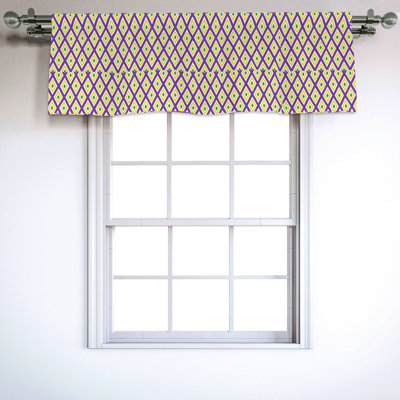 Sateen Ruffled Window Valance