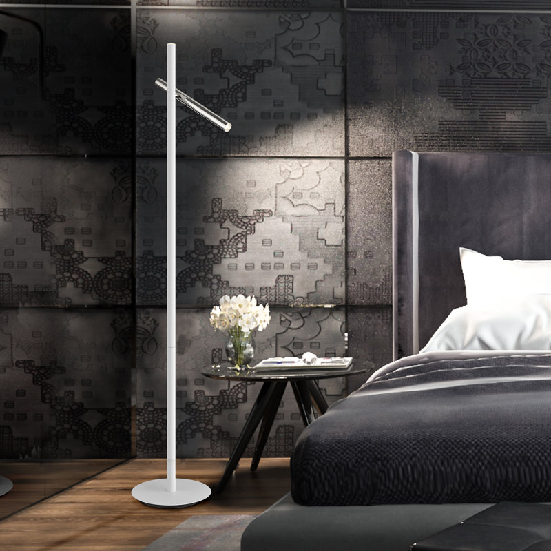 Kuhlmann 167cm LED Novelty Floor Lamp, Chrome