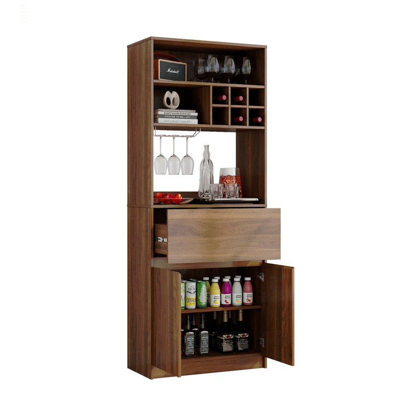Kitchen wine cabinet, multi-functional storage cabinet