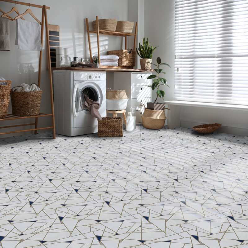 Kate Aurora Kate 1.5 mm Thick 1 " W x 1 " L Vinyl tile