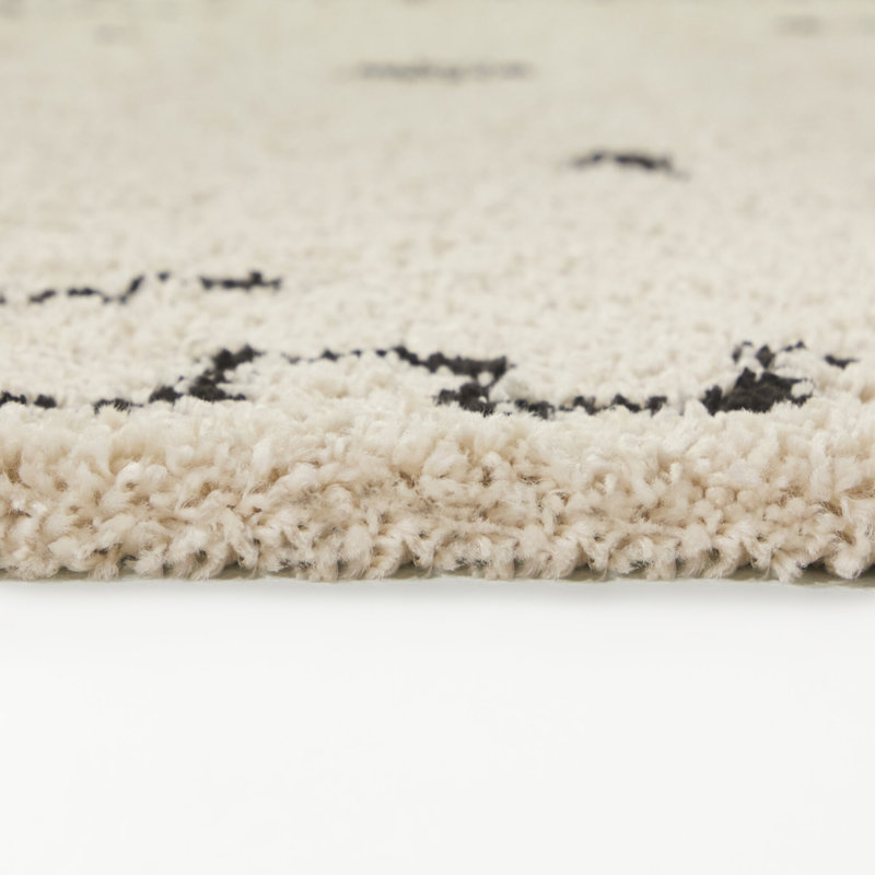 Alcazar Brown/Beige Global Abstract Area Rug, Rectangle 7'10" x 10'