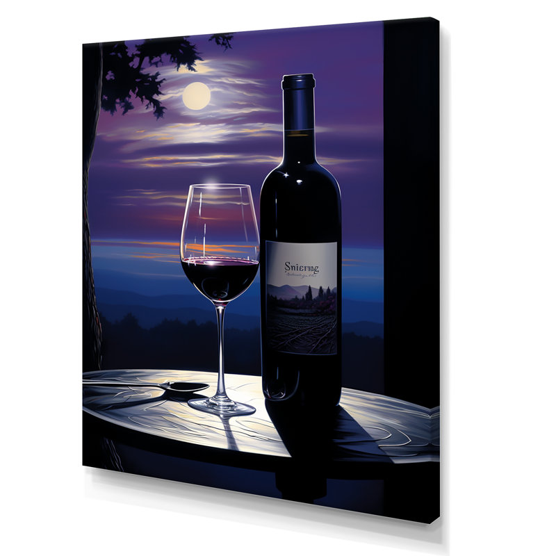 " Shiraz Silhouette I ", 40" H x 30" W x 1.5" D, Wrapped Canvas