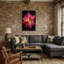 Abstract Vibrant Pink And Yellow Splatter Explosion-122736295