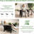 Outdoor Reclining Chair, Patio Recliner with Adjustable Backrest and Footrest, Wicker Chaise Lounge Chair with Flip Up Side Table, 150 Degree Recline for Pool Deck-964624529-964624531