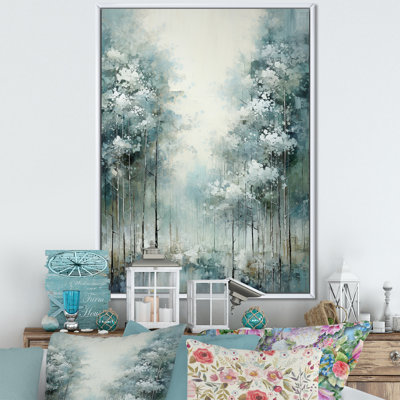 Pin, forêt enchantée I - pin, art mural