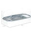 Aquarium en polypropylène tortue - murs de 5 po de hauteur, zone d'éclosion, 24,5 po x 11,98 po
