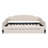 Upholstered Linen Daybed with Trundle Bed
