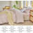 XINMIANFANG Striped Duvet Cover Set 100% Washed Cotton Linen Like Textured Bedding Set 3 Pcs Comforter Cover for All Seasons-120117795-120117793