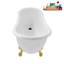 53.1'' x 25.6'' Soaking Acrylic Bathtub-72770247-76285536