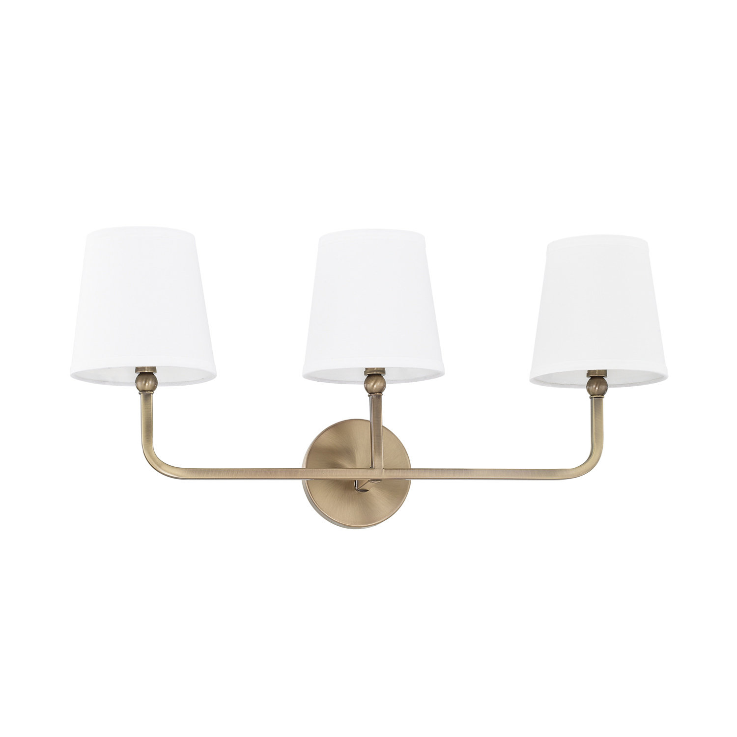 Climsland Dimmable Vanity Light, Aged Brass, 3