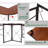 Foldable Modular L-Shaped Steel Writing Desk-691938118