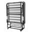 Lit pliant avec matelas 75 po x 31 po Lit pliant portable pour adultes avec matelas en mousse à mémoire de forme de 5 po d'économie d'espace