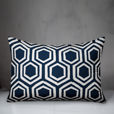 Honeycomb Geometric Throw Pillow