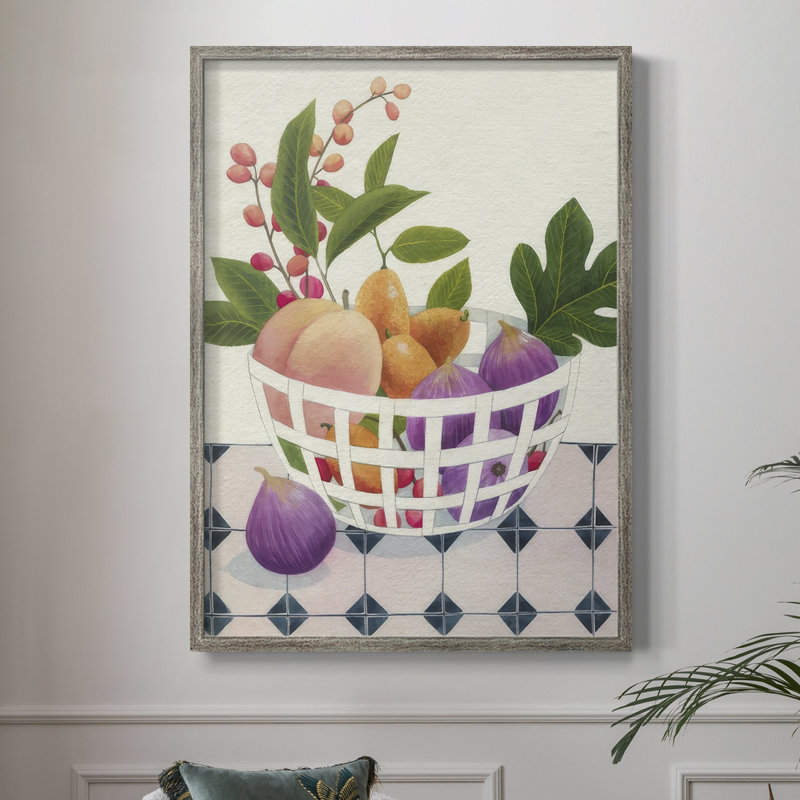 Bright Fruit I Framed Print - Solid Wood, 11" H x 9" W