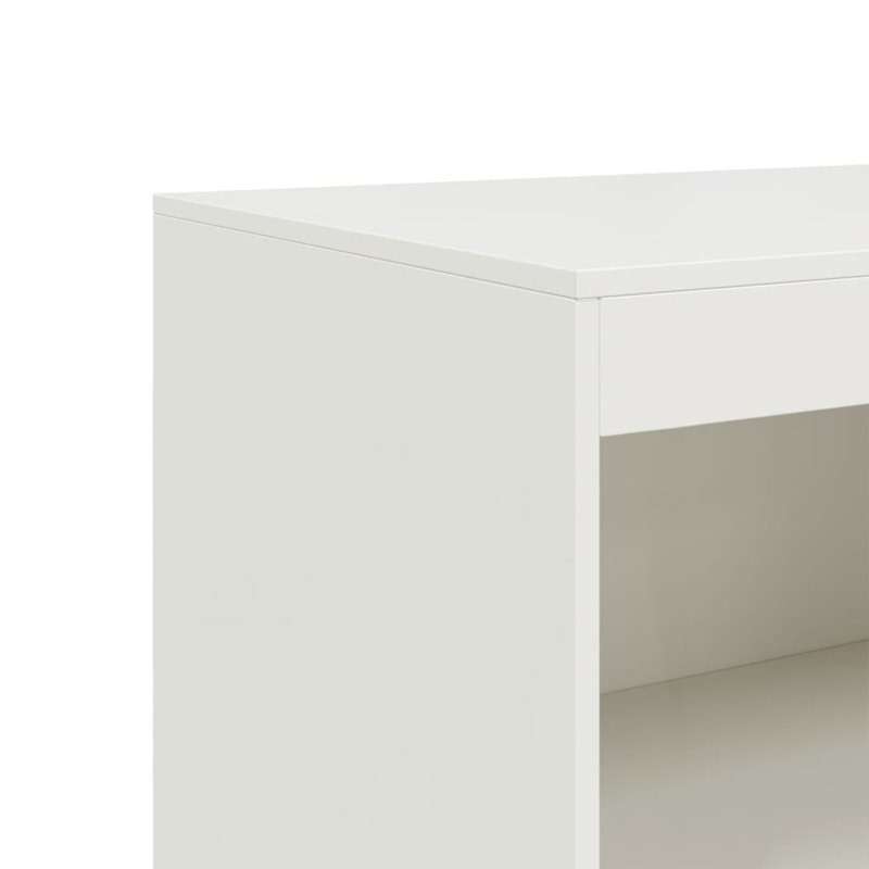 Alonah Steel Accent Cabinet, White