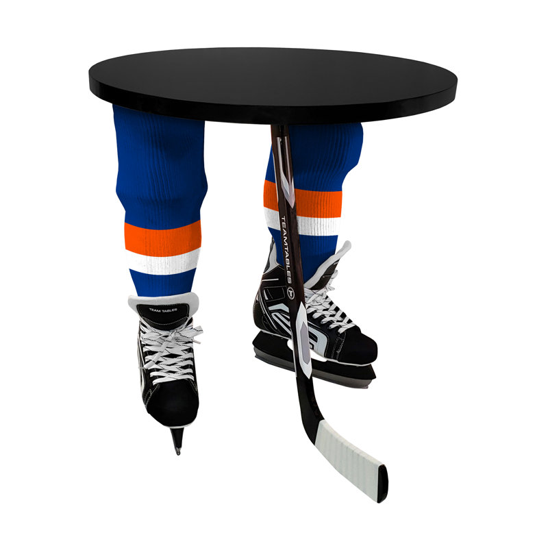 Table de bout à 3 pieds, Noir, Noir, Islanders de New York
