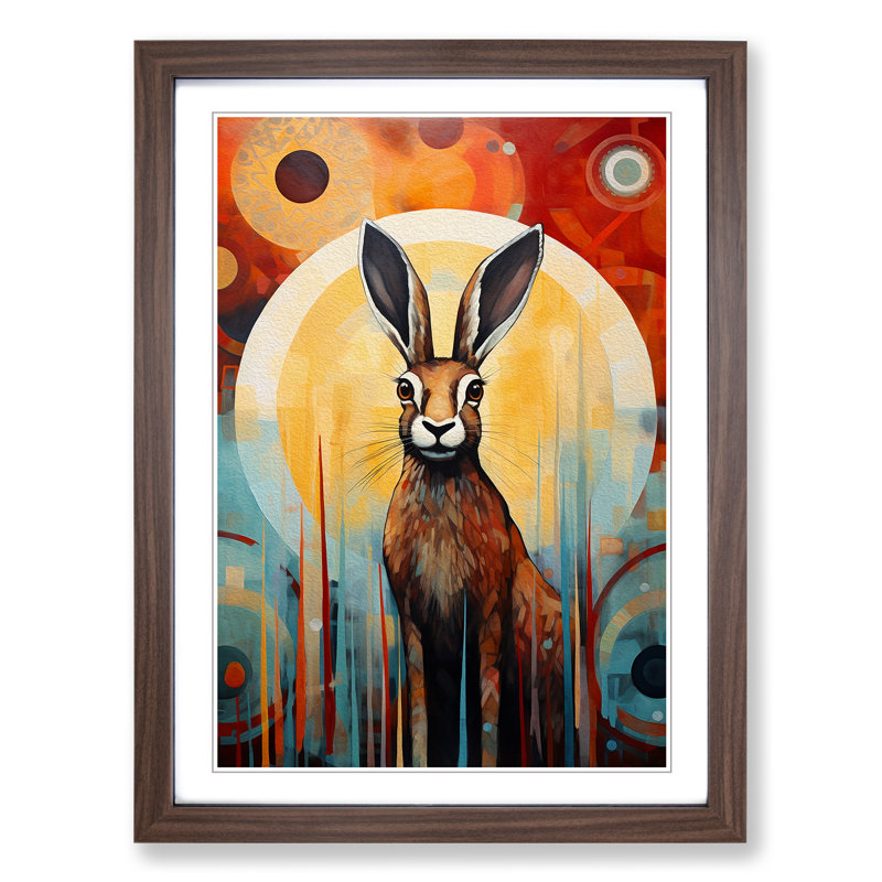 Hare Abstract - Framed Print