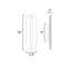 Stonewall 1 - Light LED Flush Mounted Sconce