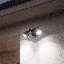Double projecteur d'extérieur à DEL avec température de couleur réglable en bronze -117659944