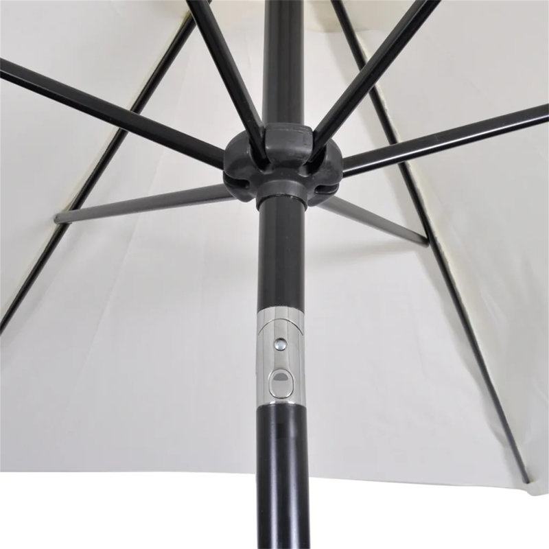 Virgilina 300cm Market Parasol, White
