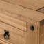 Millwood Pines Odelie Solid Wood Farmhouse Buffet Cabinet Sideboard with Storage Drawers and Doors, Rustic Pinewood Kitchen Credenza, Dining Room Server Cupboard-467022363