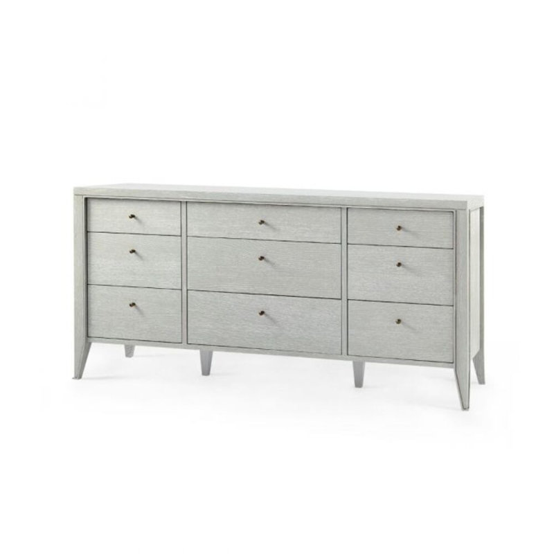 Paola 9 - Drawer Solid Wood Dresser