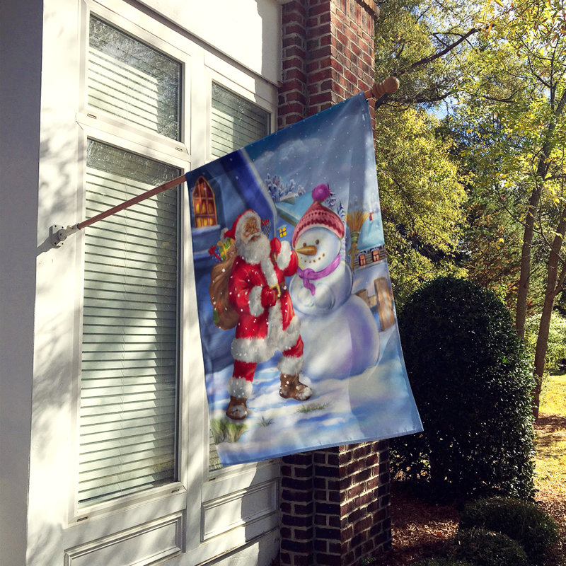 Double Sided Polyester Christmas Garden Flag, 28" H x 40" W