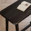 2-Person Black Straight Solid Wood Bar Table Sets