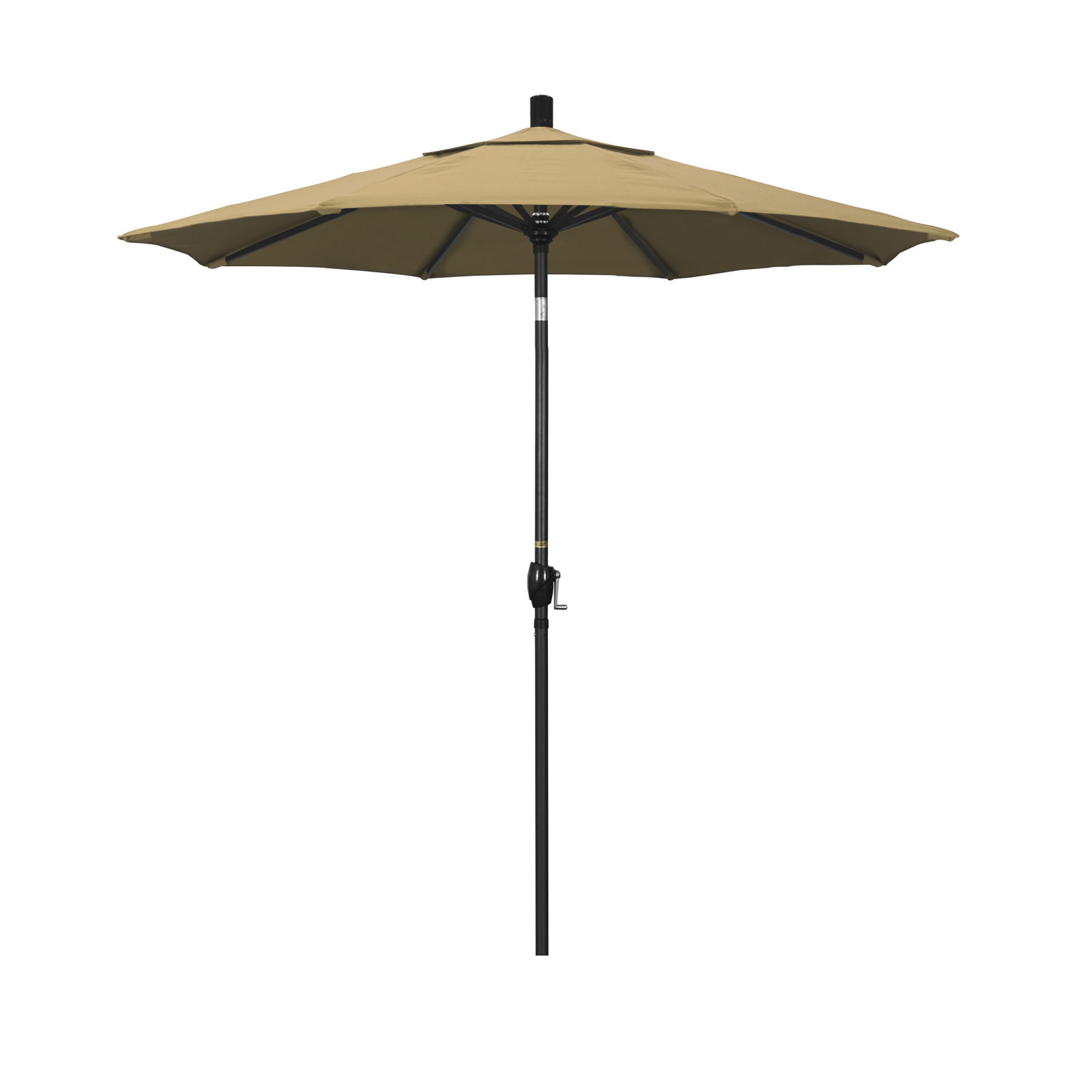 90'' Outdoor Umbrella, Champagne Performance, Olefin, Black